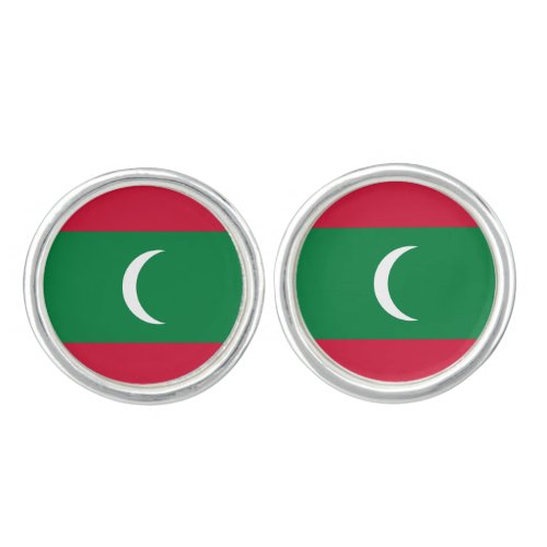 Maldives Flag Cufflinks