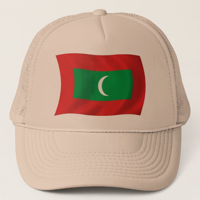 Maldives Flag Hat (Front)