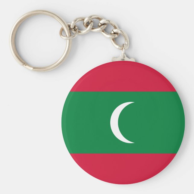 Maldives Flag Keychain (Front)
