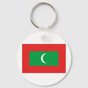 Maldives Flag Keychain