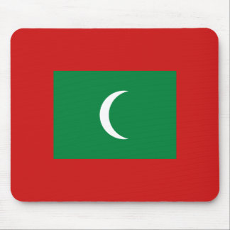 Maldives Flag Mousepad