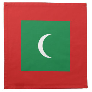 Maldives Flag Napkin