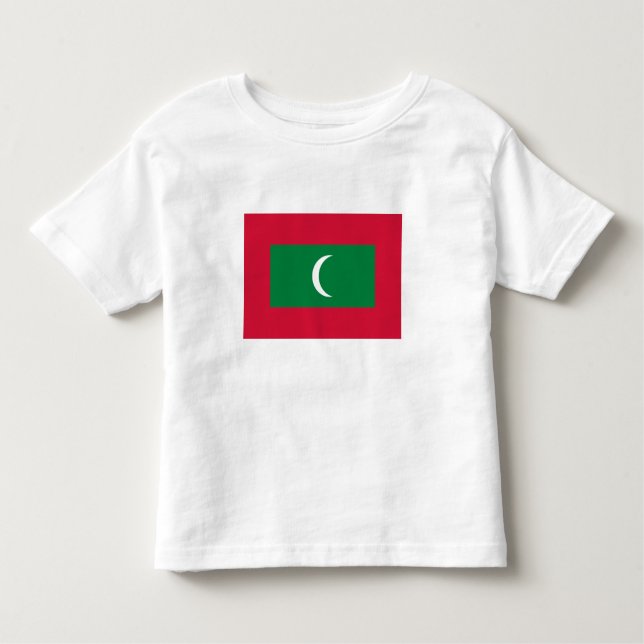 Maldives Flag Toddler T-shirt (Front)