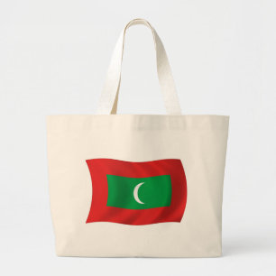 Maldives Flag Tote Bag