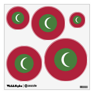 Maldives flag wall decal