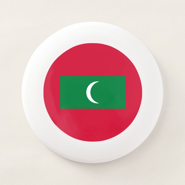 Maldives Flag Wham-O Frisbee (Front)