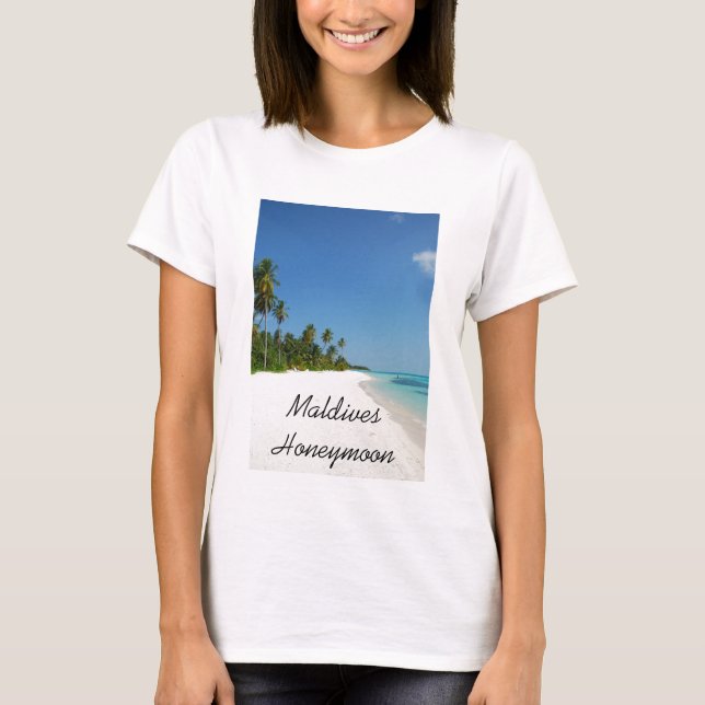 Maldives Honeymoon T-Shirt (Front)