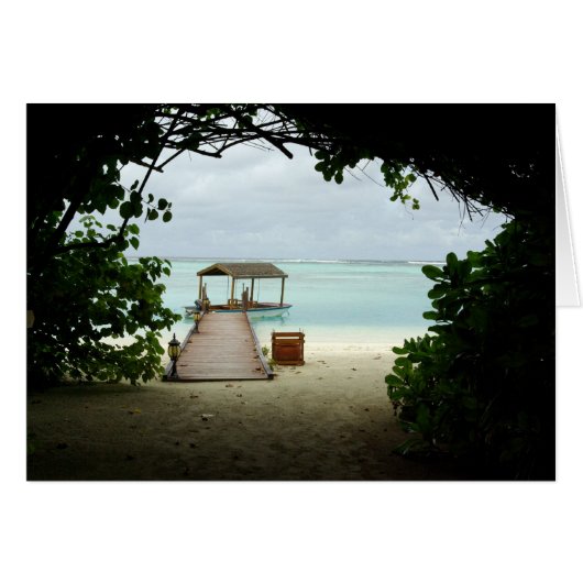 Maldives Island Boat Cards (Front Horizontal)