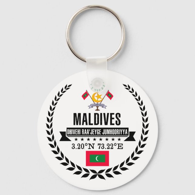 Maldives Keychain (Front)