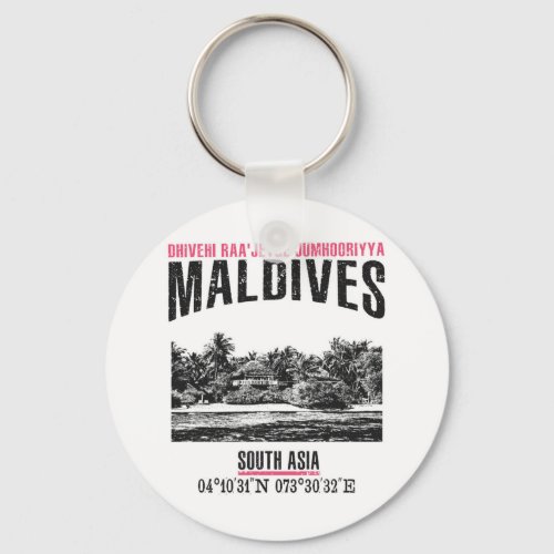 Maldives Keychain