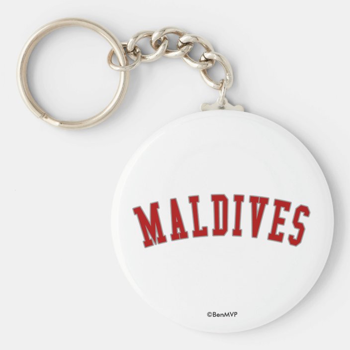 Maldives Keychain