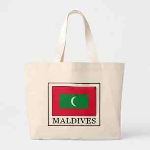 Maldives Large Tote Bag