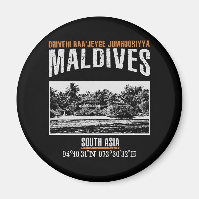 Maldives Magnet (Front)