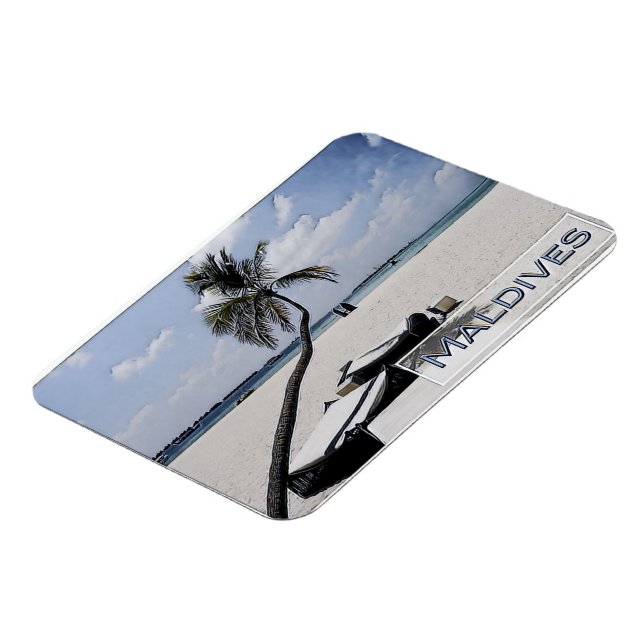 Maldives - Main Beach - Magnet (Left Side)