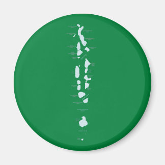 Maldives Map Magnet