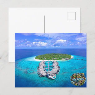 Maldives  postcard