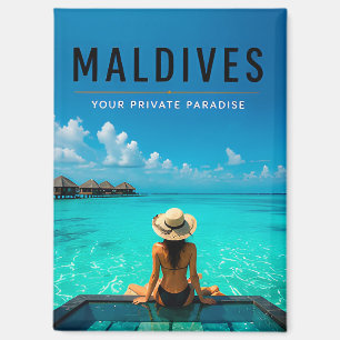 💎 Maldives Private Paradise Contemporary Spaces Magnet