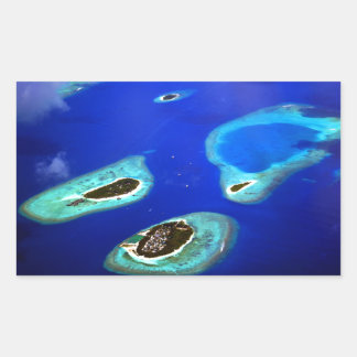 Maldives Rectangular Sticker