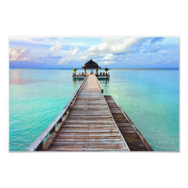 Maldives Serenade Jetty Photo Print (Front)