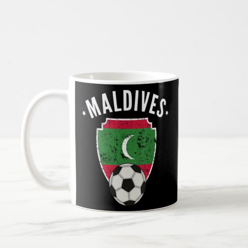 Maldives Soccer Maldives Flag Football Maldivian P Coffee Mug