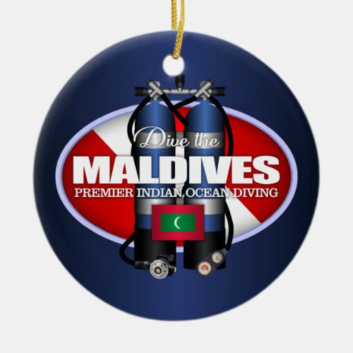 Maldives ST Ceramic Ornament