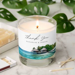 Maldives Thank You Gift Scented Candle