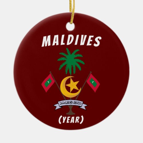 Maldives Trip Christmas Ornament