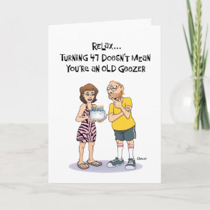 Male 47th Birthday Card