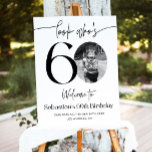 Male 60th Birthday Welcome Sign, Look Who's 60 Bir Foam Board<br><div class="desc">Male 60th Birthday Welcome Sign, Look Who's 60 Birthday Welcome Sign, Editable Template, Modern Welcome Poster, Photo Birthday Welcome Sign 60th Birthday Poster, 60th Birthday Welcome Sign, 60th Birthday Sign, Party Welcome Sign, 60th Birthday Decor, Welcome 1965 Sign, Personalized 60th Birthday Koozie, Mens 60 Th Bday, 60th Birthday Decorations for...</div>