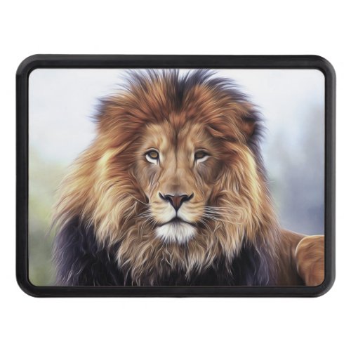 Male African Lion Hitch Cover