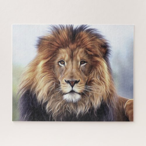 Male African Lion Jigsaw Puzzle