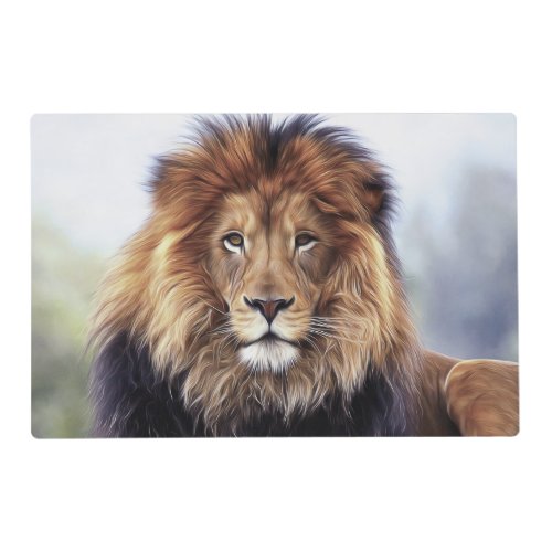 Male African Lion  Placemat