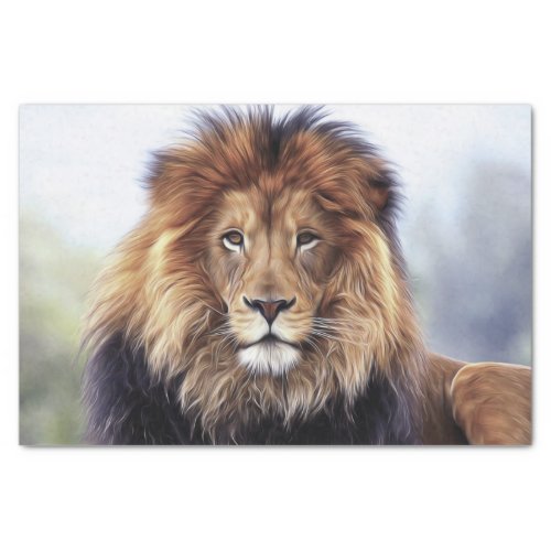 Male African Lion  Tissue Paper