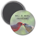 Male And Female Cardinal Photo Magnet at Zazzle