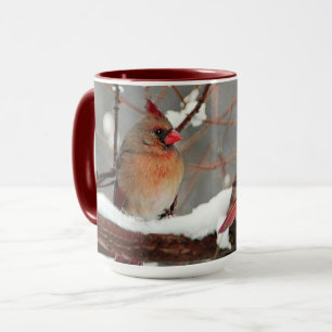 male and female cardinals mug