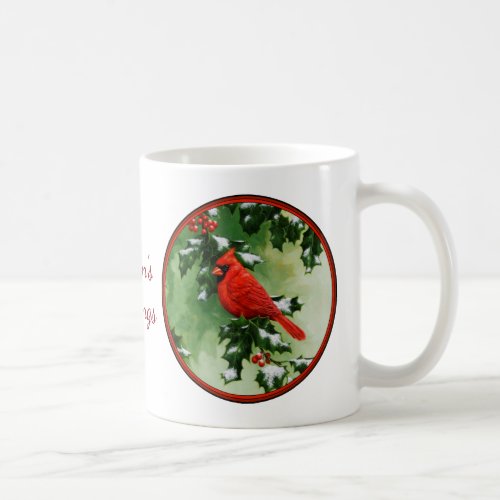 Male and Female Northern Cardinals Coffee Mug