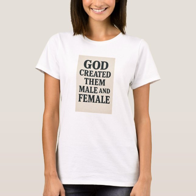 Male and Female T-shirt (Front)