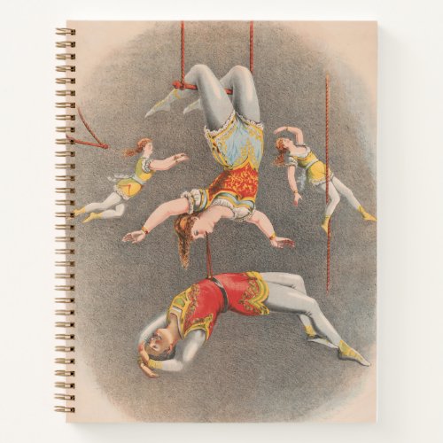 Male And Female Trapeze Performers Notebook