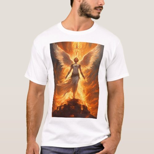 MALE ANGEL THE GOD OF DESTRUCTION T_Shirt
