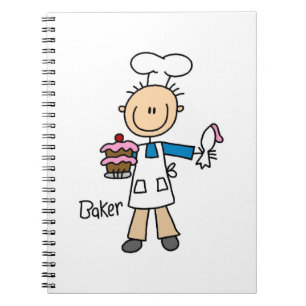 Male Baker Notebook