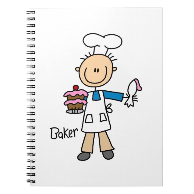 Male Baker Notebook (Front)