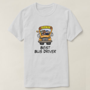 Male - Best School Bus Driver T-Shirt