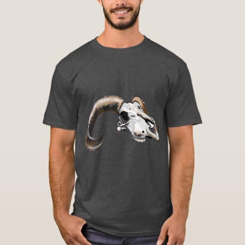 Male Bighorn Sheep T_Shirt