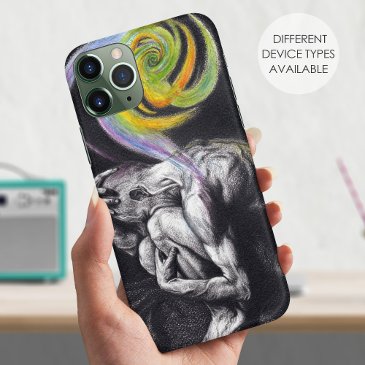 Male body Colorful soul Dark Surreal drawing art
