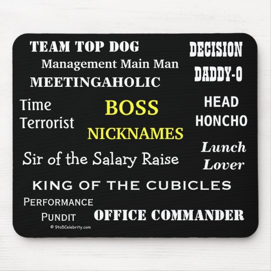 Funny Boss Nicknames