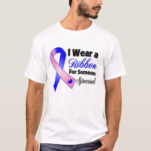 Male Breast Cancer Ribbon Someone Special T_Shirt