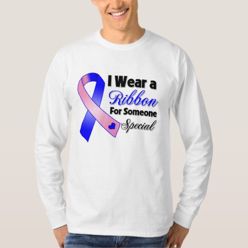 Male Breast Cancer Ribbon Someone Special T_Shirt