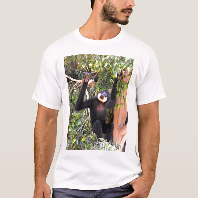 Male Buff cheeked gibbon T-Shirt (Front)