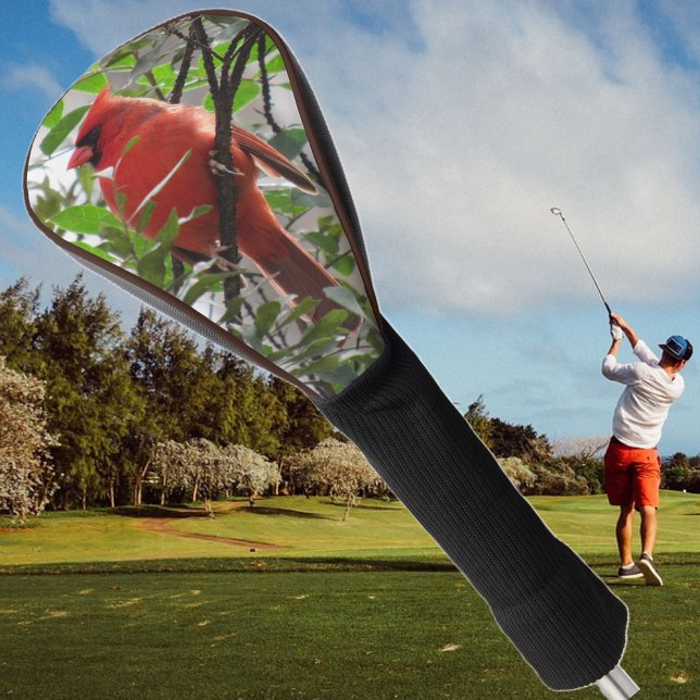 Male Cardinal Driver Golf Club Cover (Cardinal Golf Club cover)
