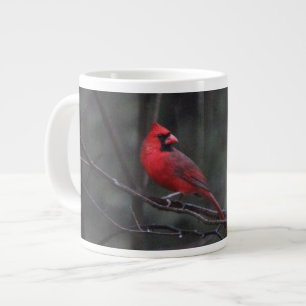 Male Cardinal Giant Coffee Mug
